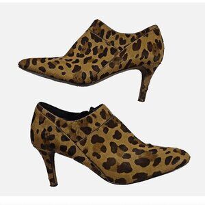 Cole Haan LIZETTE ANIMAL  print booties- BRAND NEW